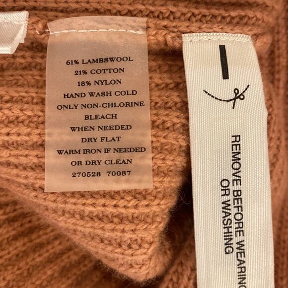 Ann Taylor ribbed knit turtleneck pullover sweater size S - Picture 7 of 9